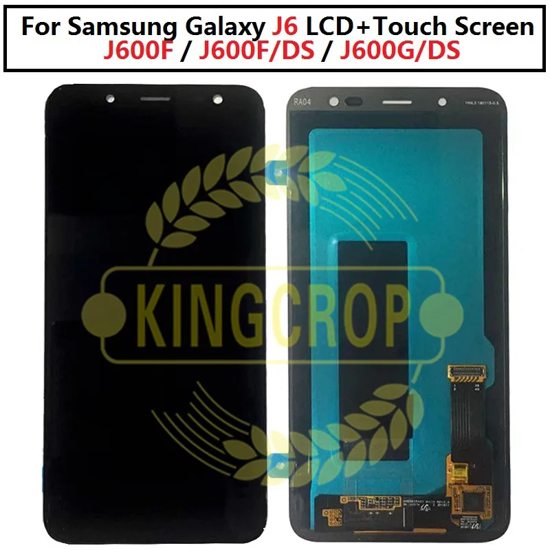 Для samsung Galaxy J6 J600 J600F J600F/DS J600G/DS ЖК-дисплей Дисплей Сенсорный экран планшета Ассамблеи Замена