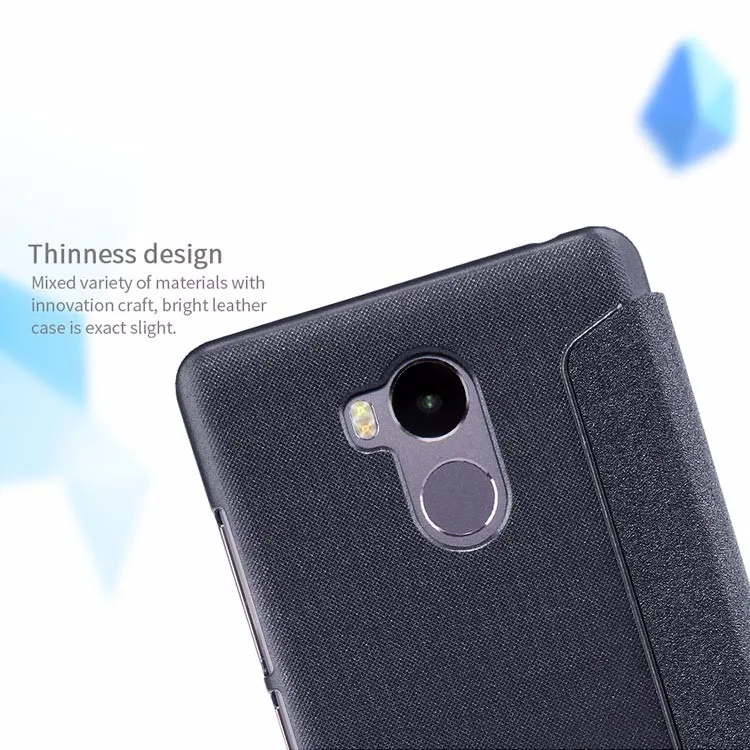 Чехол для xiaomi redmi 4/4 Pro/redmi 4 Prime подлинный NILLKIN блестящий чехол-флип чехол Кожаный чехол для xiaomi redmi 4/4 Pro/4 Prime