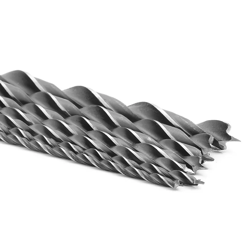 7PC 3 Flute wood Drill Bits Set 4mm-12mm 12 inch Brad Point Twist 300mm long Carpentry Wood Drilling Tools | Инструменты