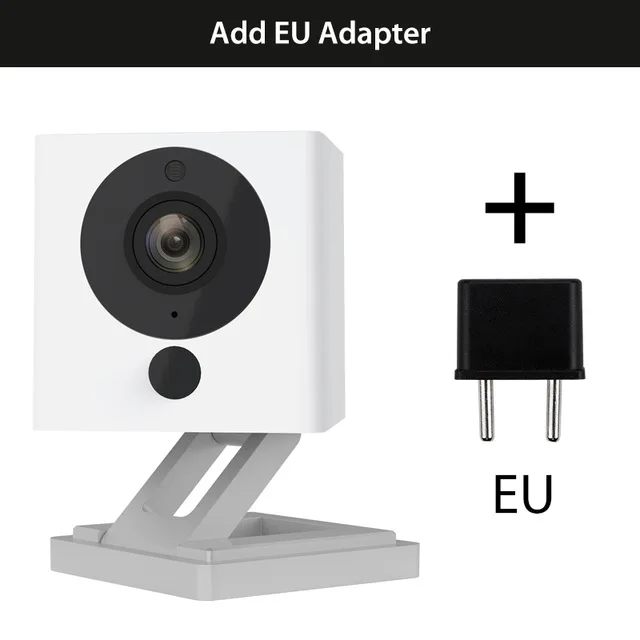 Xiaomi Mijia CCTV Xiaofang цифровой зум смарт-камера IP 110 градусов 8X1080 P wifi беспроводной контроль камера ночного видения - Цветной: Add EU Adapter