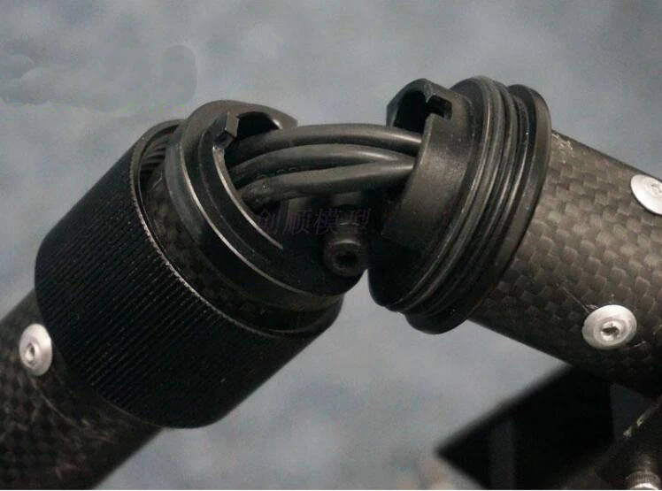 1PC Aluminum Alloy D25/30/40mm Round Folding Arm Folio Parts Carbon Tube Clamp Clip Adapter Connector Joint for Plant Multirotor | Игрушки и