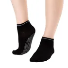 Модные женские хлопковые носки для фитнеса, дышащие Нескользящие массажные носки для пилатеса
