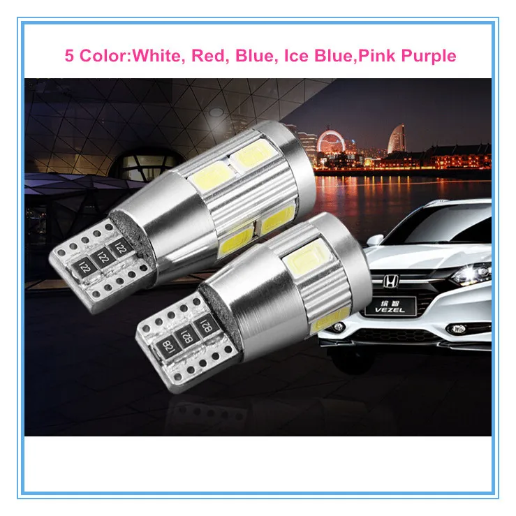 2 шт. canbus free T10 10 SMD5630 35 мм автомобильные декодирующие светодиодные лампы |