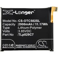 cameron sino 2900mah battery for alcatel one touch idol 3c one touch idol 3c td lte ot5026d ot 5026j ot 5606tlp029c7