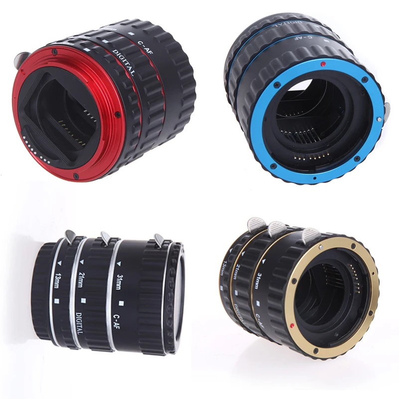 Заморские запасы Andoer металлический TTL Автофокус AF макро Удлинительное Кольцо