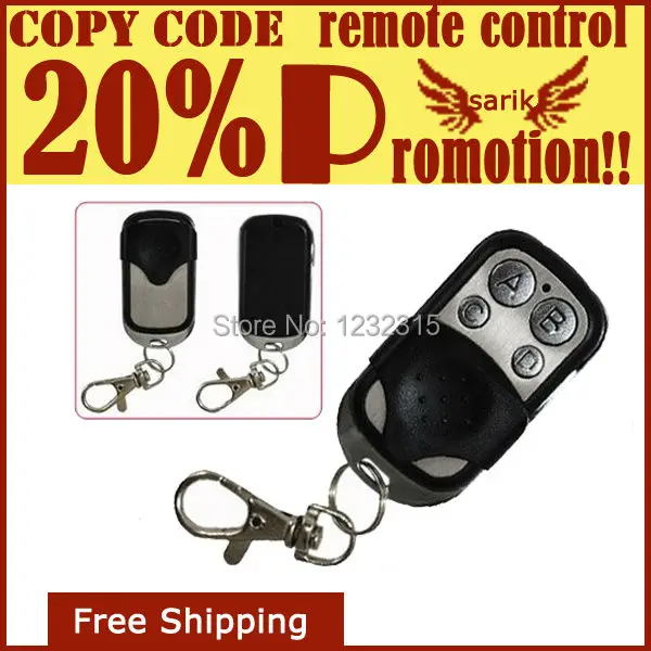 Лидер продаж! Дубликат дистанционного управления гаражом Регулируемая частота