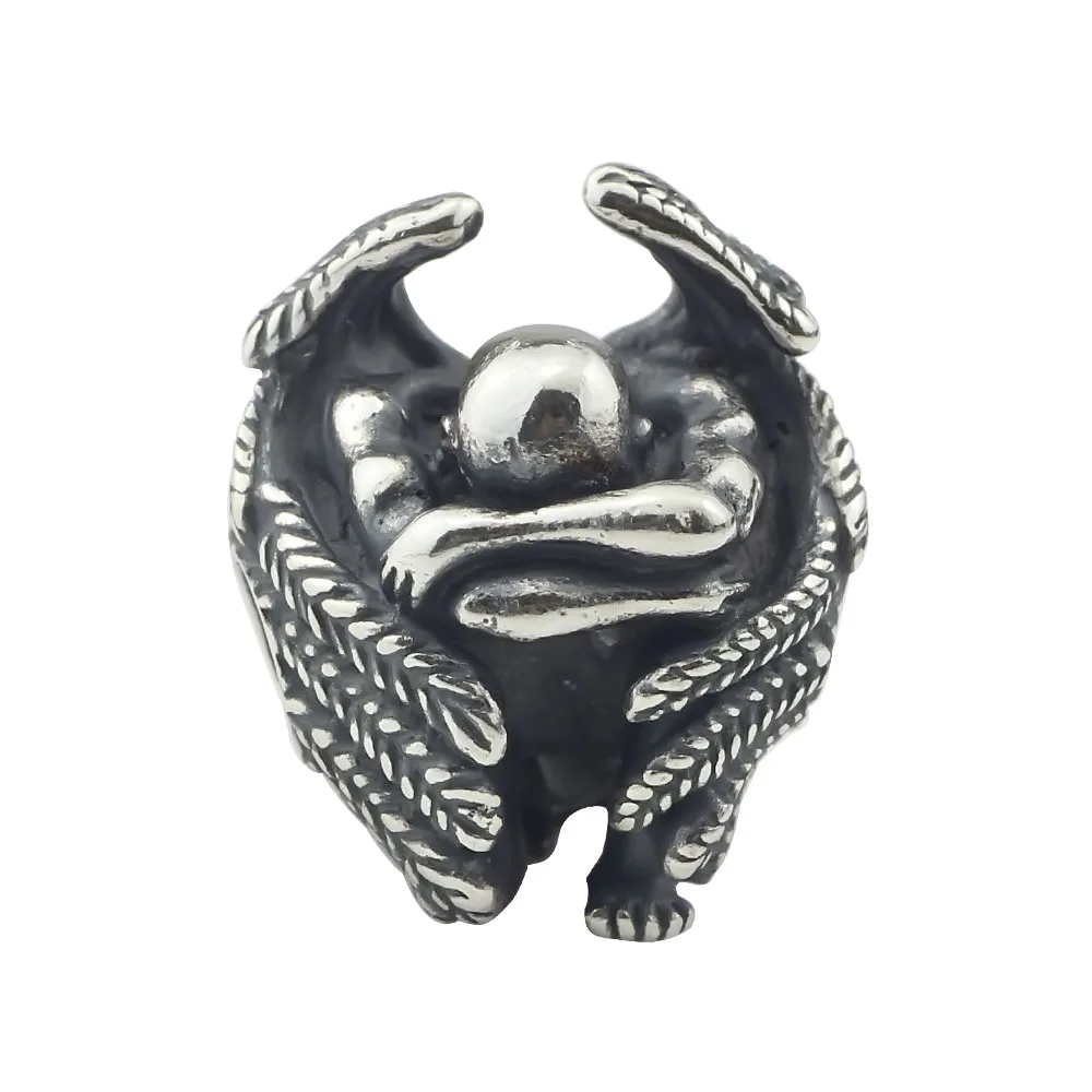 Ангел бусины антикварные 925 стерлингового серебра Подвески подходят DIY женщины