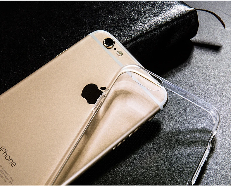 X Level Противоскользящий прозрачный мягкий ТПУ чехол для iPhone 6 6S 7 Plus силиконовые