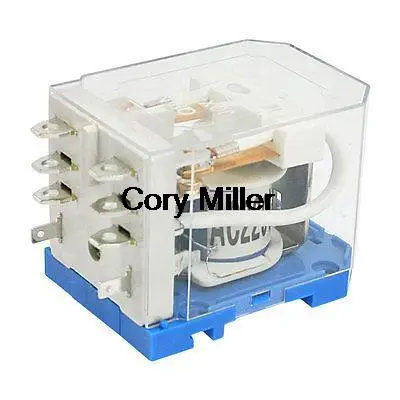 JQX-40F-2Z катушка напряжение 8 Pin DPDT 40A электронное Магнитное реле