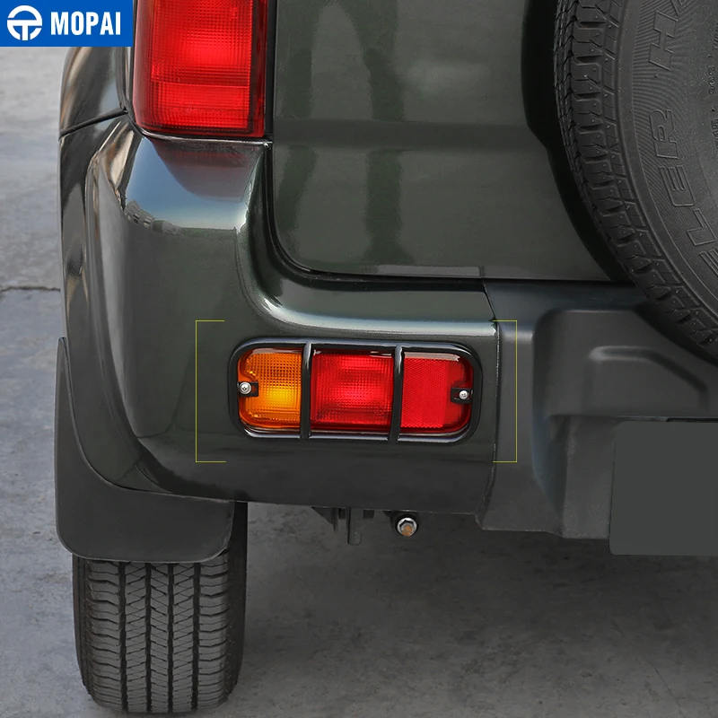 MOPAI автомобильный фонарь для Suzuki jimny 2007 вверх металлический задний бампер задний противотуманный светильник крышка лампы Защита для Suzuki аксессуары для jimny