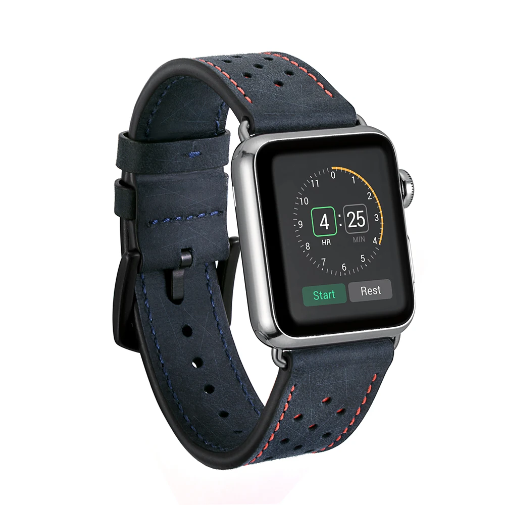 Ремешок для Apple watch 42 мм 38 мм из натуральной кожи iwatch correa aplle watch 44 мм 40 мм ремешок для наручных браслетов серии 4 3 2 1