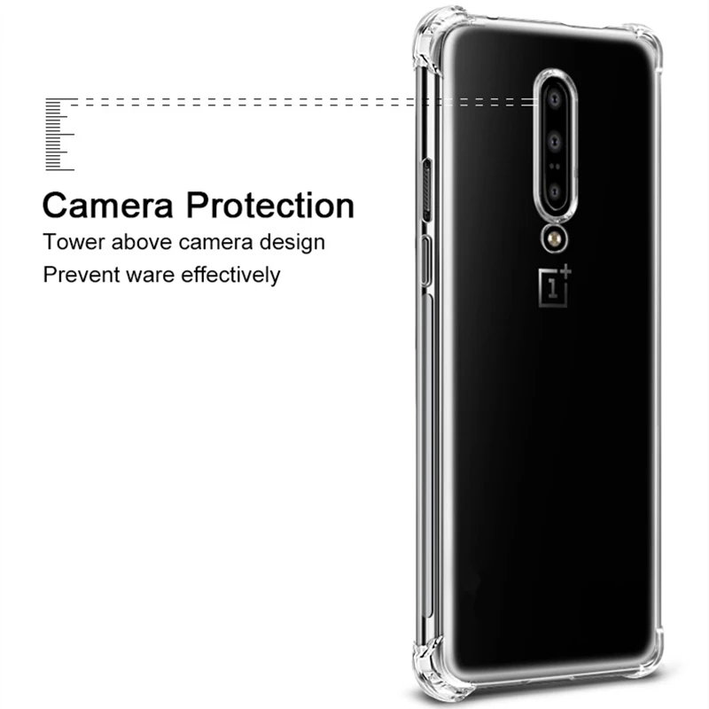 Чехол для OnePlus 6 6T 7 7T Pro мягкий силиконовый прозрачный чехол из ТПУ 5 5T 3 | Мобильные