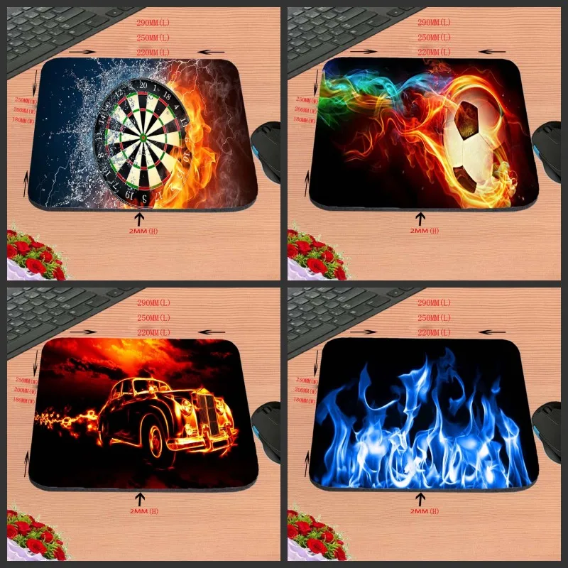 Игровой резиновый коврик для мыши The Flame компьютера геймерские игровые коврики