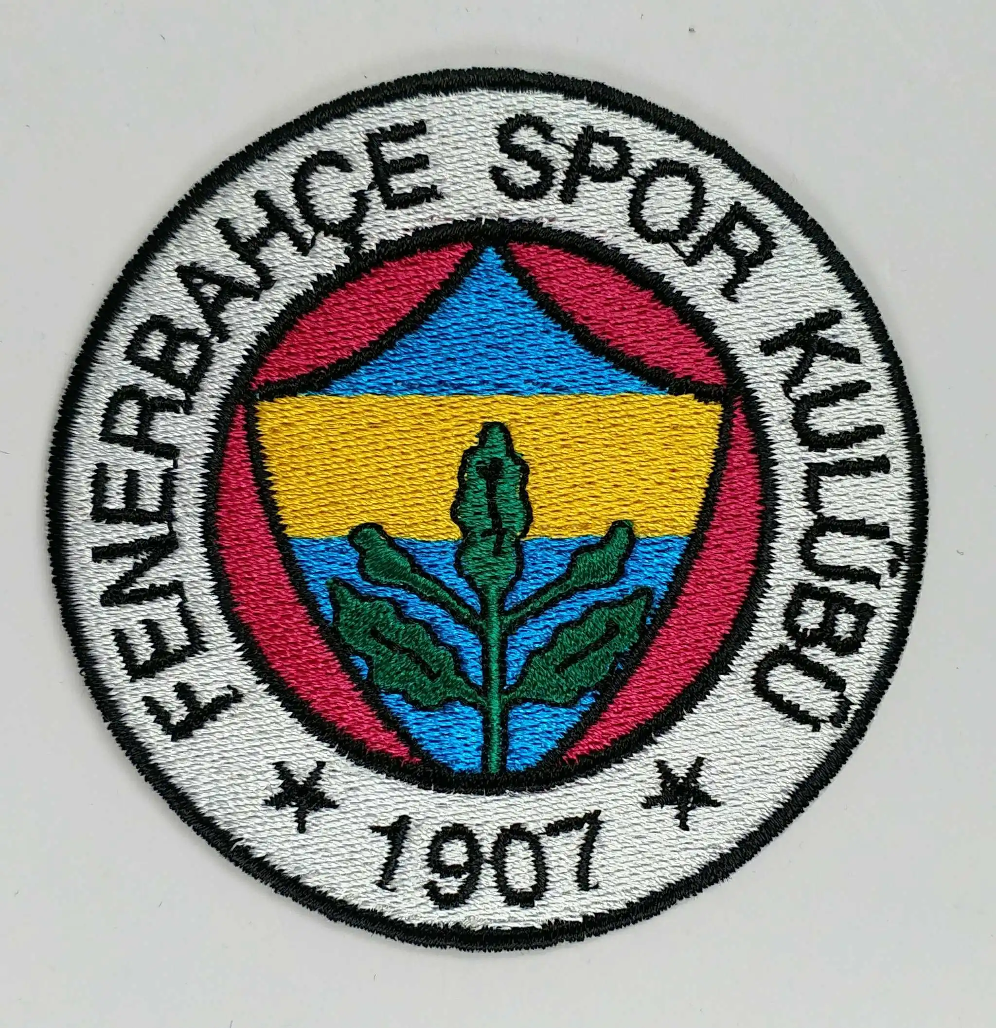 2 шт. Футбольная фуссбол клубная команда Fenerbahce логотип Железный на патч Aufnaeher аппликация Buegelbild вышитые