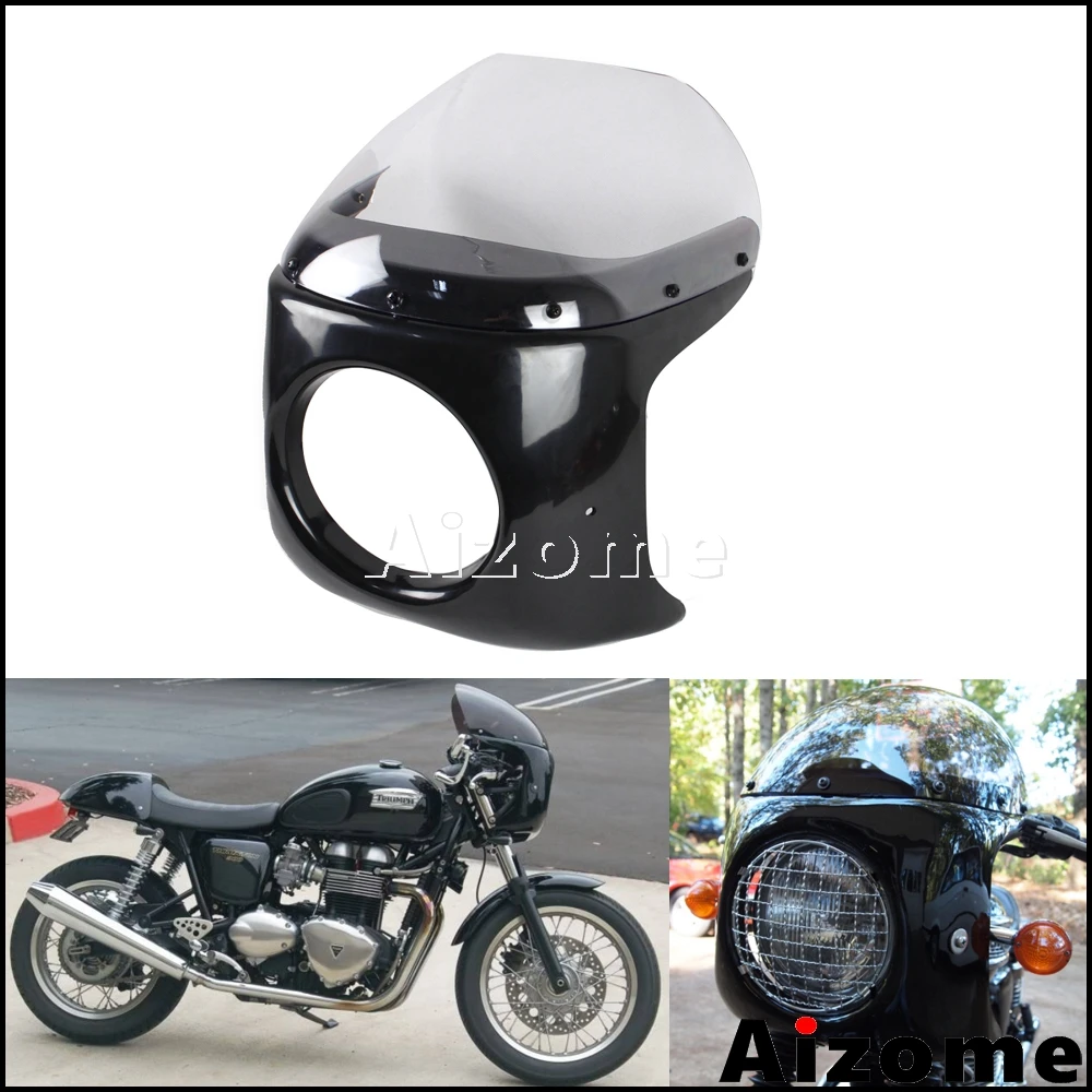 Универсальная мотоциклетная фара на лобовое стекло 7 дюймов для Suzuki GN GR GS GT GZ LS 125