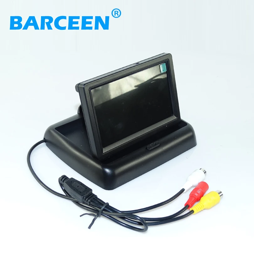 

4.3" car reversing monitor bring 4.3" hd lcd screen In-Dash plastic shell material adapt for different kinds of cars
