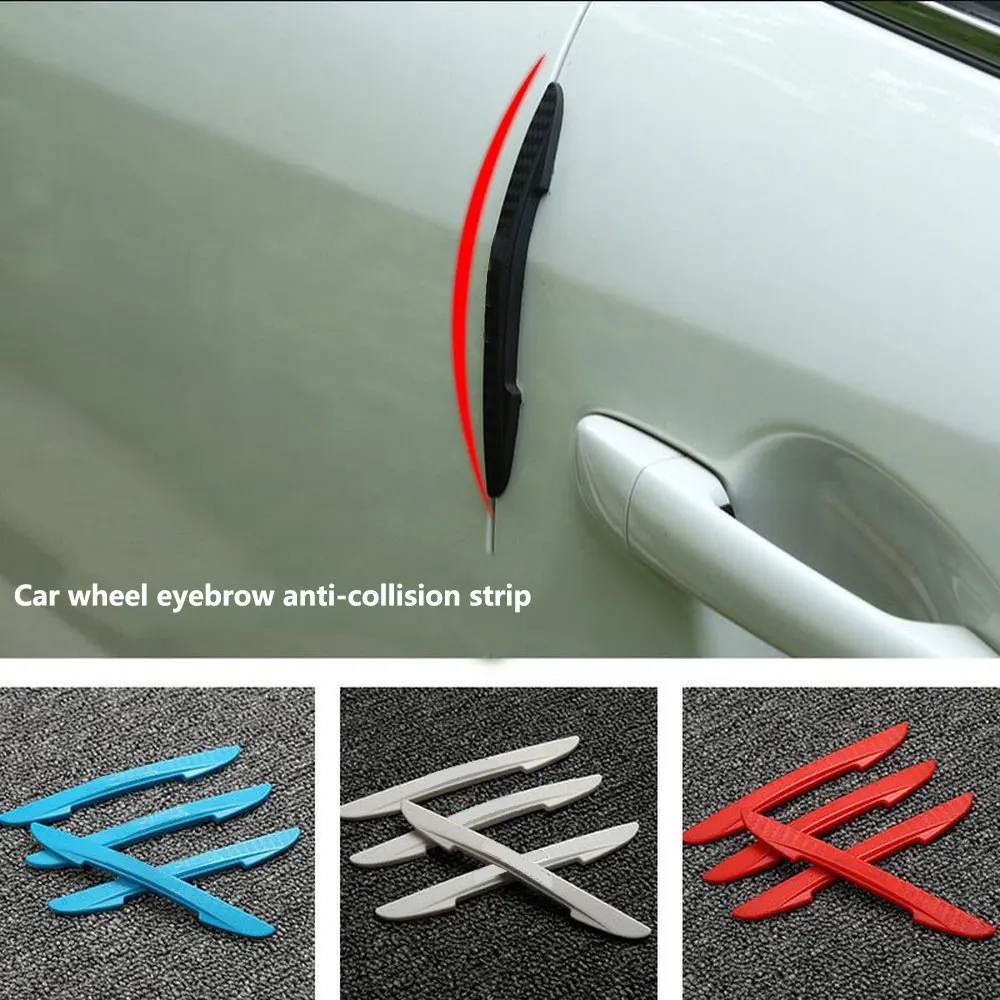 Автомобиль край двери анти-столкновения полосы 4 шт. ручка крышки 3D Стикеры