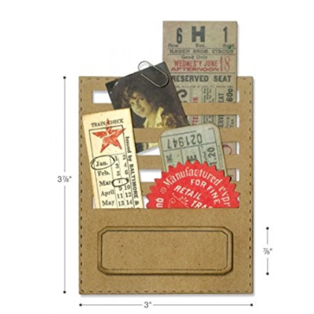 Metal Cutting Dies Rectangle folder Background Stamps and for DIY Card Making Scrapbooking Craft Album Stamp Die Stencil | Дом и сад