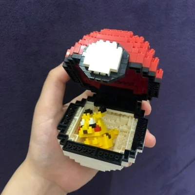 Монстр мяч блок Poke Mon строительный стек мальчик фигурка кирпичная игрушка Minecrafted малыш ребенок пикачус чармандерс Psyducks Cubones