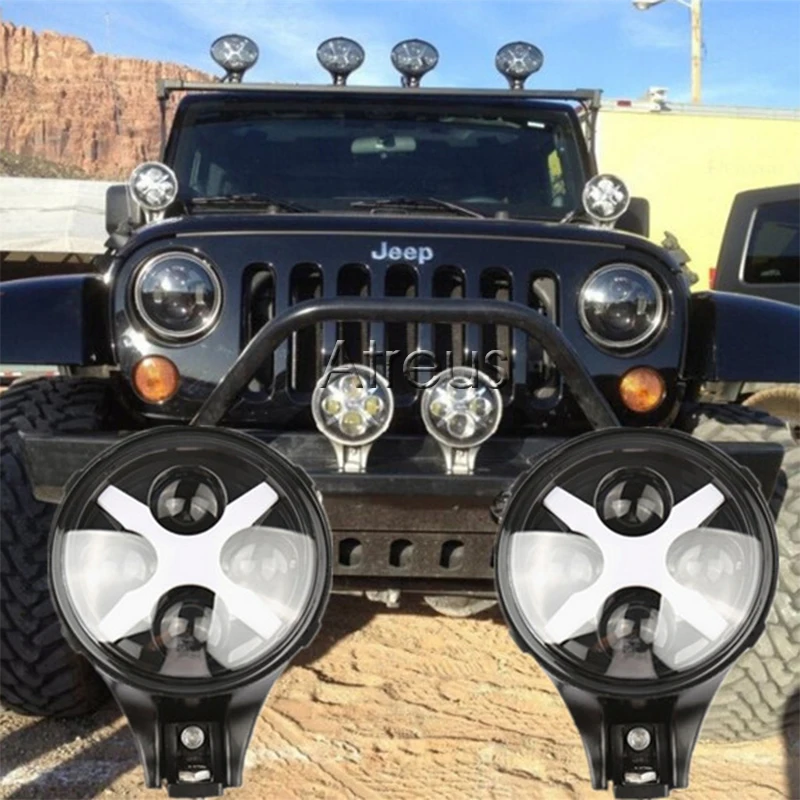 Atreus 1 пара 60 Вт светодиодный рабочий свет 12V24V для Jeep Wrangler Renegade Grand cherokee Компас 4x4