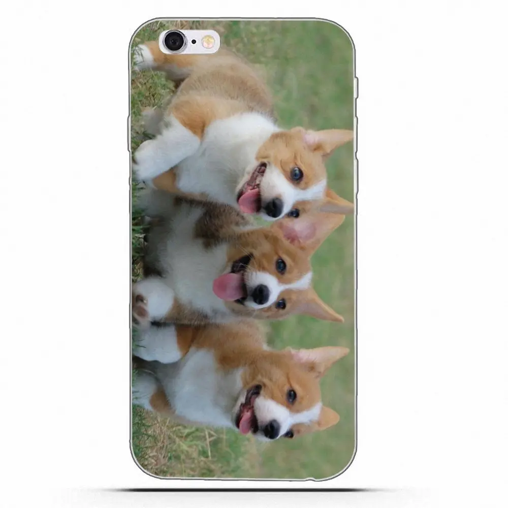 Мягкий чехол Wexoeq для мобильного телефона Samsung Galaxy A3 A5 A7 J1 J2 J3 J5 J7 2015 2016 2017 Corgi Dog