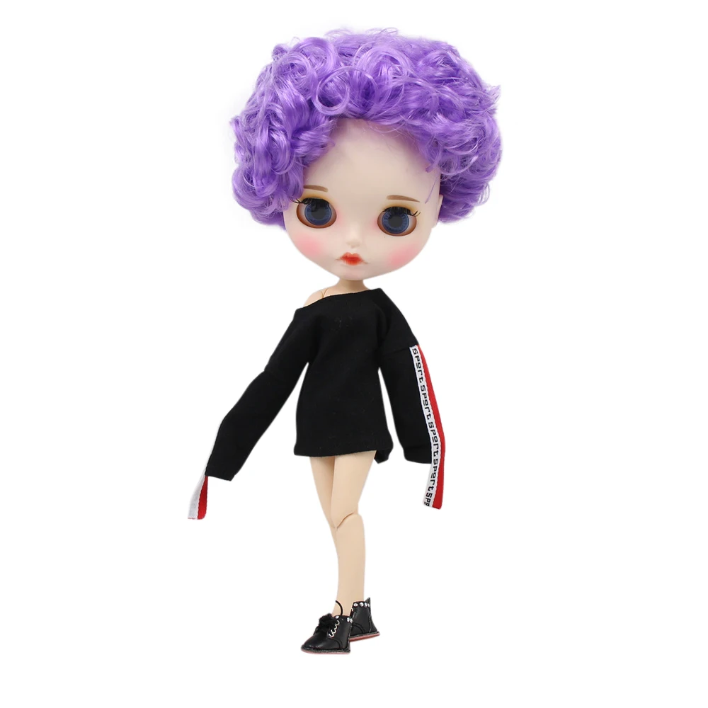 Ледяной DBS Blyth кукольные белая кожа шарнирное тело новая матовая лицевая сторона