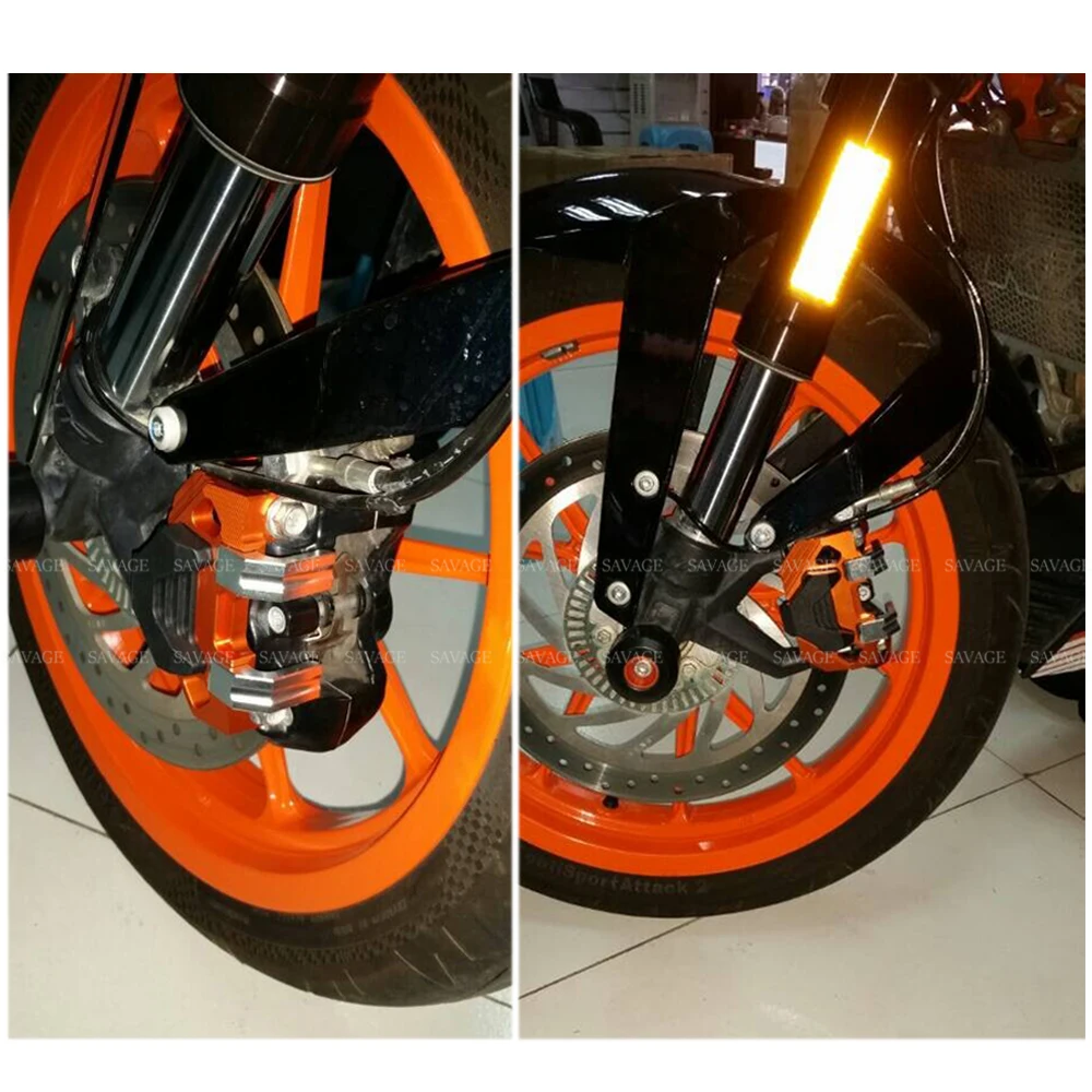 Передний тормозной суппорт Защитная крышка для KTM RC 125 200 DUKE 250 390 DUKE 2011- 18 17 16 15 аксессуары для мотоциклов CNC