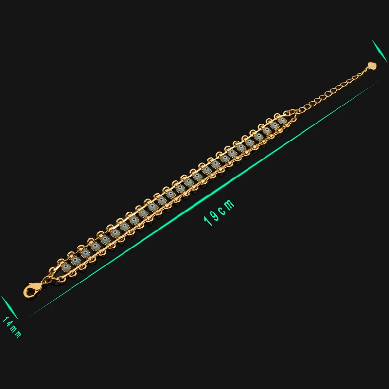Новый красивый браслет от сглаза с покрытием для женщин модные украшения|bracelets