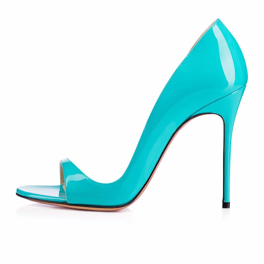 Amourplato/Для женщин открытый носок туфли-лодочки без шнуровки высокий