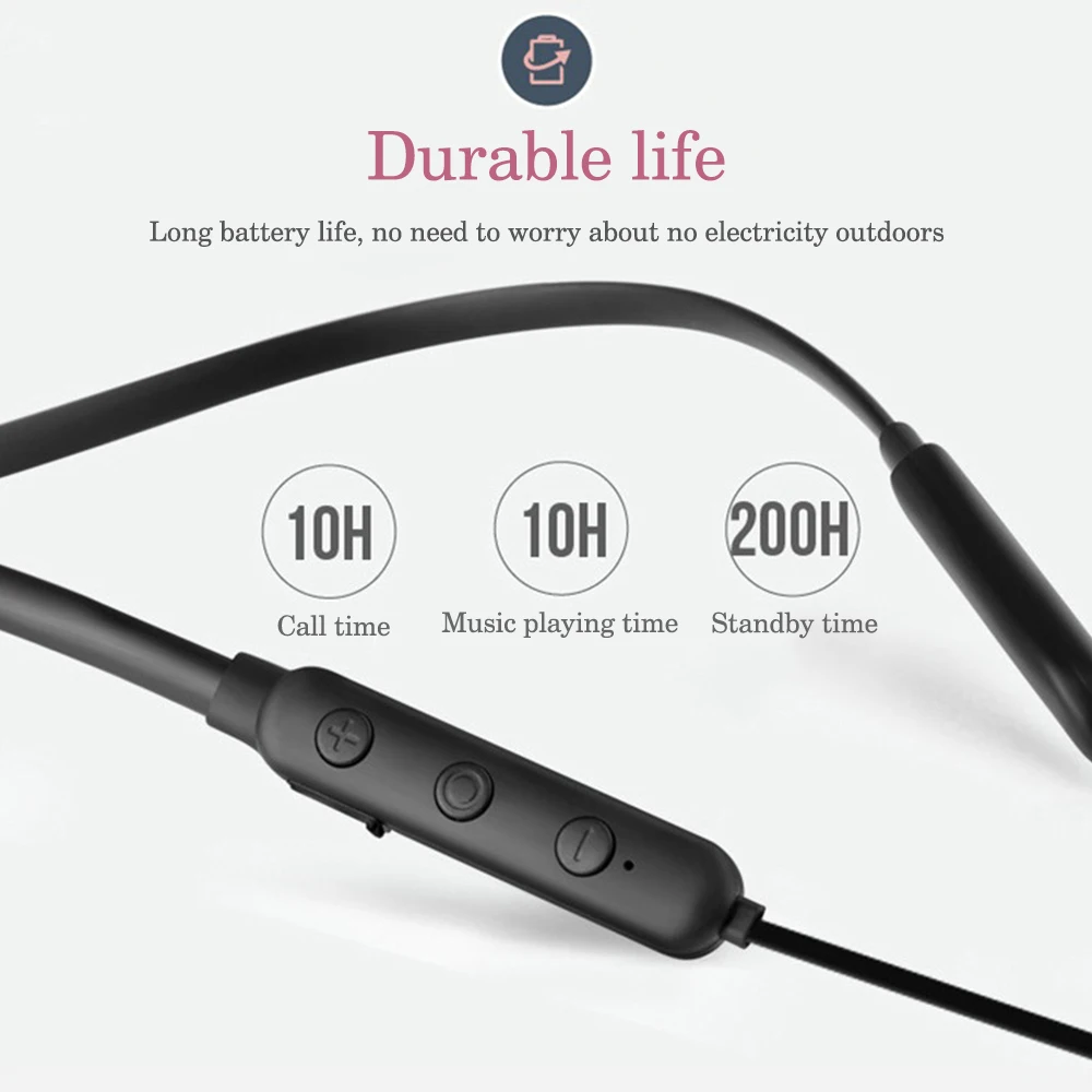 Новинка X7 беспроводные наушники Bluetooth спортивные V4.2 сзади на шее висят hi fi стерео