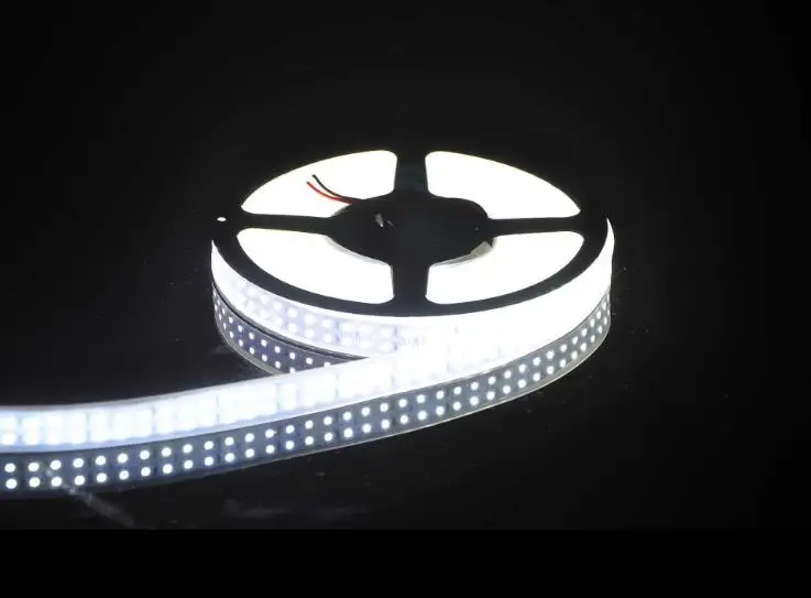 Светодиодная полоса двухрядная 5 м/лот 240 светодиодов/м 2835 DC12V 1200led лента для