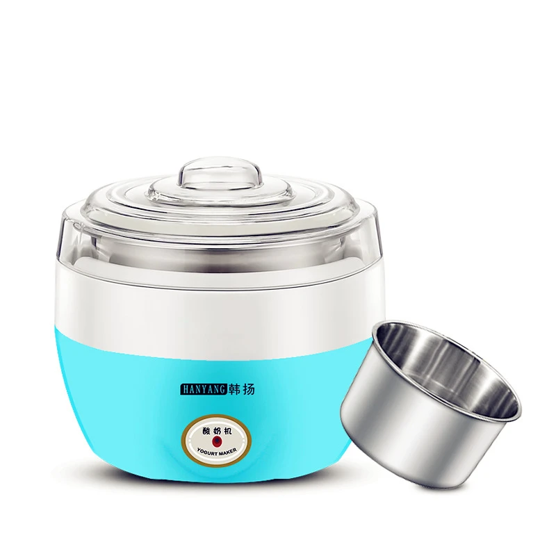 220V Electric multifunction Yogurt Maker Stainless Steel Liner Mini Automatic Machine cups for yogurt kitchen appliances | Бытовая