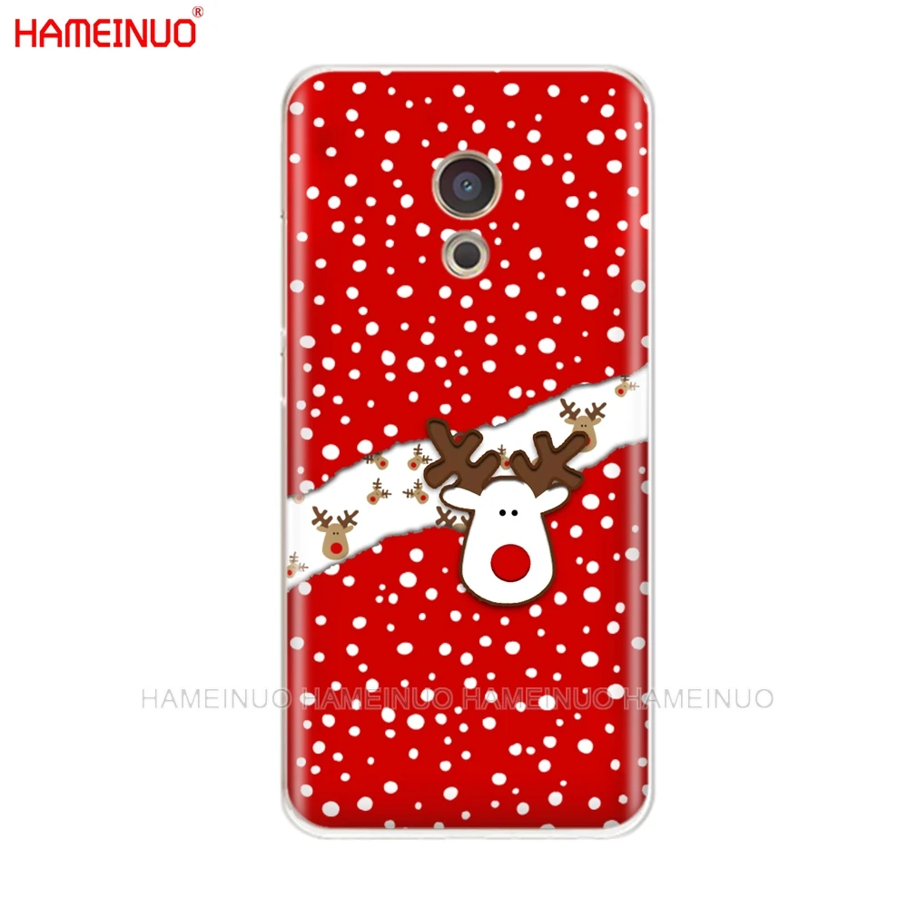 HAMEINUO с милым оленем с мультяшным рождественским оленем и крышка чехол для телефона для Meizu M6 M5 M5S M2 M3 M3S MX4 MX5 MX6 PRO 6 5 U10 U20 note plus - Цвет: 43235