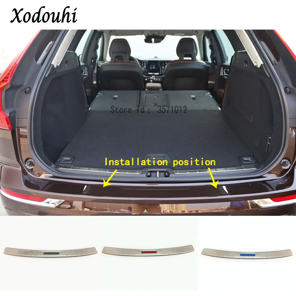 

Для Volvo Xc60 2018 2019 2020 2021 кузов автомобиля Стайлинг рамка отделка палка задняя педаль дверь накладка Рамка внешний порог багажник