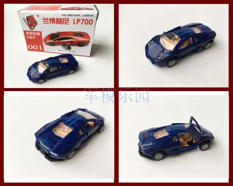 1 шт. 4D пластиковые собрать автомобиль масштаба 1:87 Современная Коллекция Игрушки