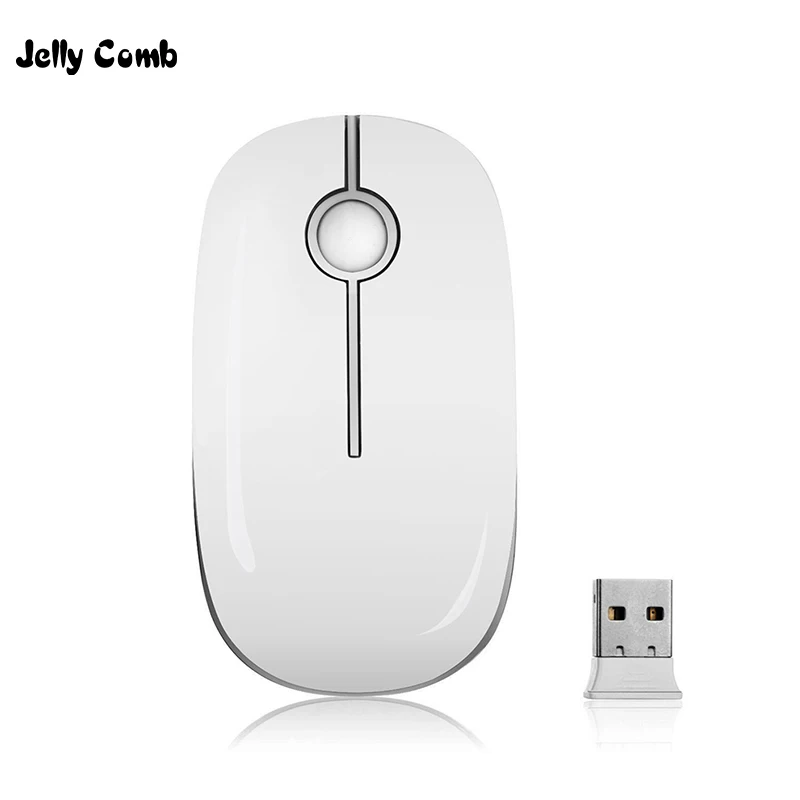 white and silver Отправка из России! Желе расческа беспроводная мышь многоцветная 1600 dpi Бесшумная мышь для Mac книга компьютер офисные мыши для ноутбука ПК - Цвет: white and silver