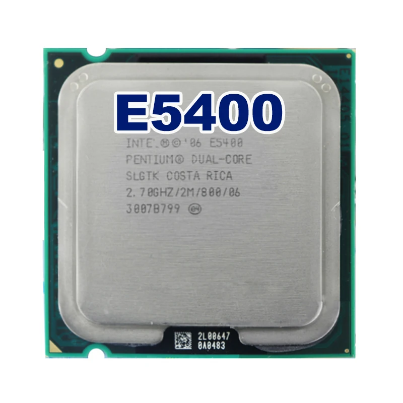 Оригинальный двухъядерный процессор Intel Pentium E5400 (2 7 ГГц/2 м/800 ГГц) разъем LGA 775