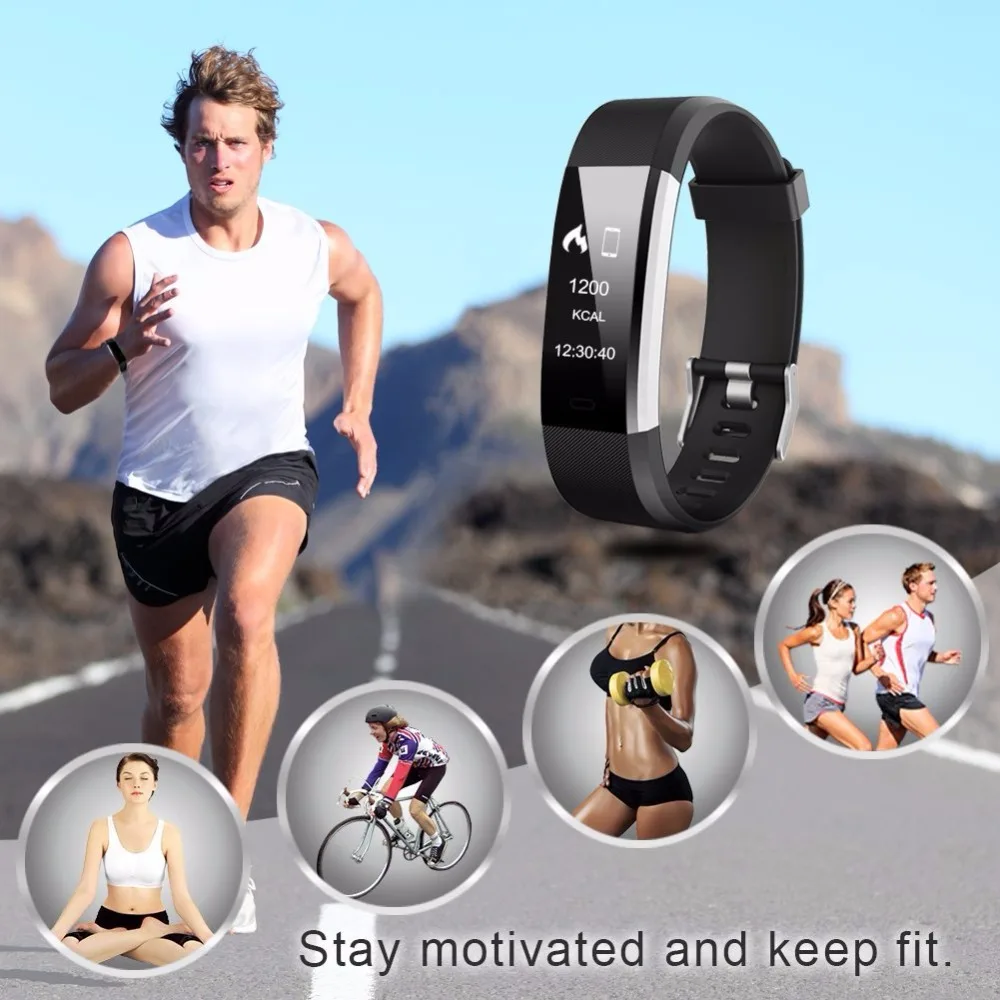Пульсометр Часы GPS трекер Фитнес браслет счетчик шагов часы SmartBand шагомер