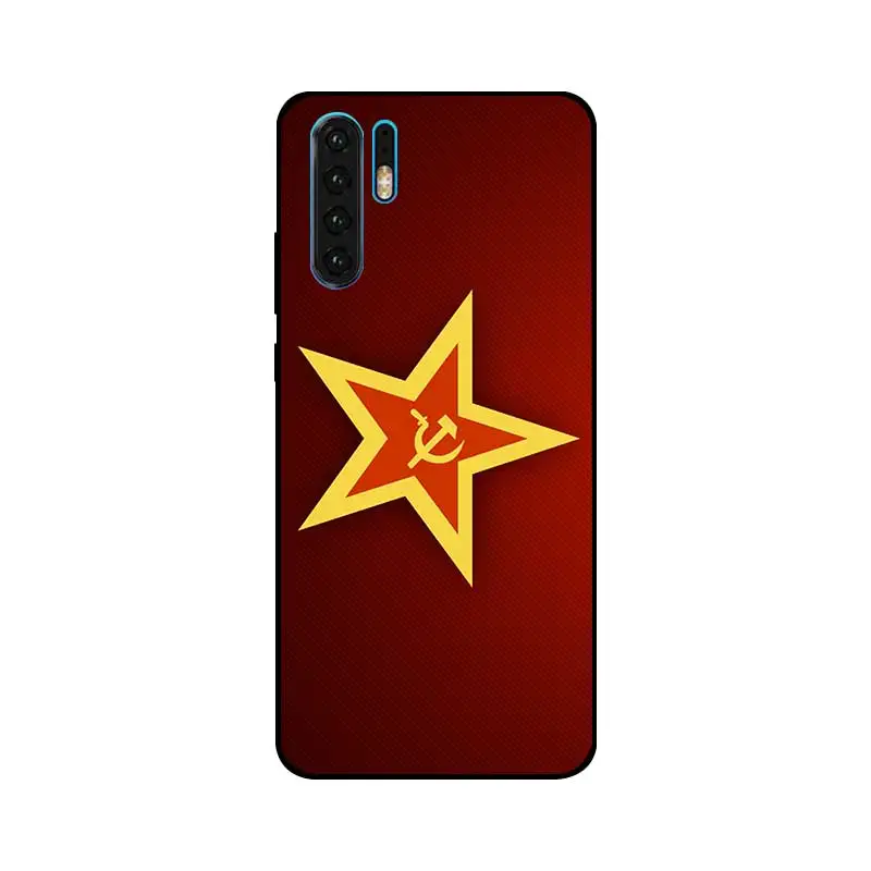 Custom Soviet Union Star Flag Theme TPU Phone Cover Cases For Huawei Honor Play 8 a x 9i 10 Note Magic2 V8 V9 V10 Max Lite |