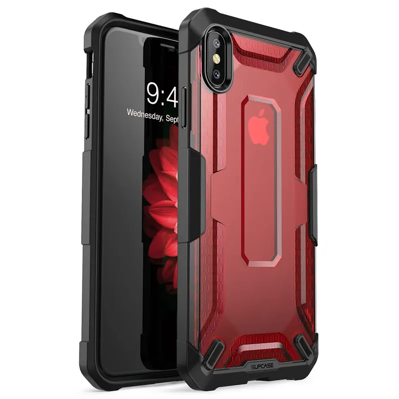 SUP чехол для iphone Xs Max чехол 6,5 дюймов UB серии премиум гибридный защитный прозрачный чехол для iphone XS Max - Цвет: Red