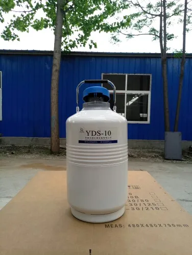 Несколько контейнер с жидким азотом молекулярный крем банок биологические