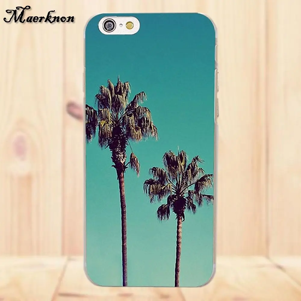 Maerknon California Trees Beach Surf Travel Tropical для Apple iPhone X 4 4S 5 5C SE 6 6S 7 8 Plus LG G4 G5 G6 K4 K7 K8 K10 | Мобильные