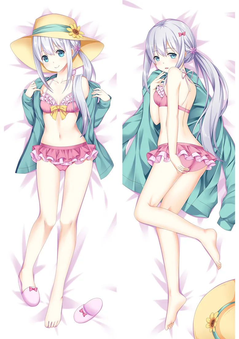 MMF Eromanga Sensei sexy Muramasa Senju & Elf Yamada Sagiri Izumi наволочка для подушки Аниме Dakimakura|Наволочка|