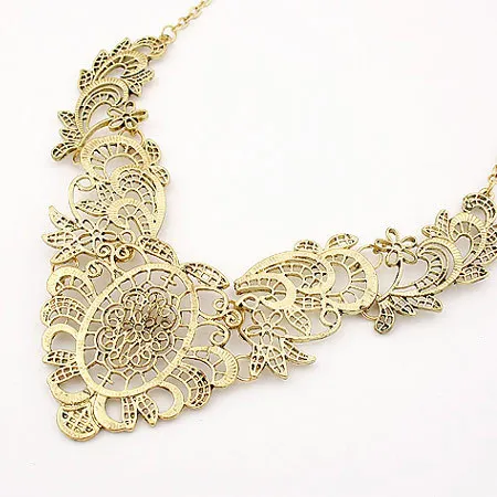 Массивные Макси ожерелья и кулоны Bijoux Collier Femme для женщин воротник Mujer модное винтажное Золотое колье ювелирные изделия Colar - Окраска металла: Type 2