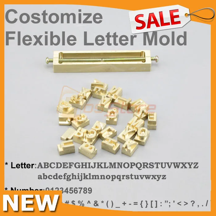 Гибкие буквы с ЧПУ гравировальная форма Горячая фольга кожа Штамповка