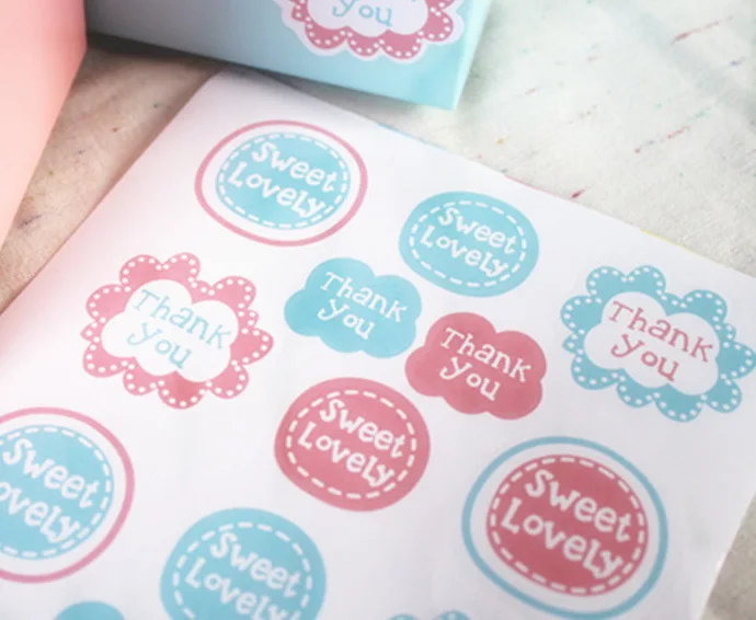 160 шт. декоративные наклейки Thank You|gift gifts|gift label stickergift sticker |