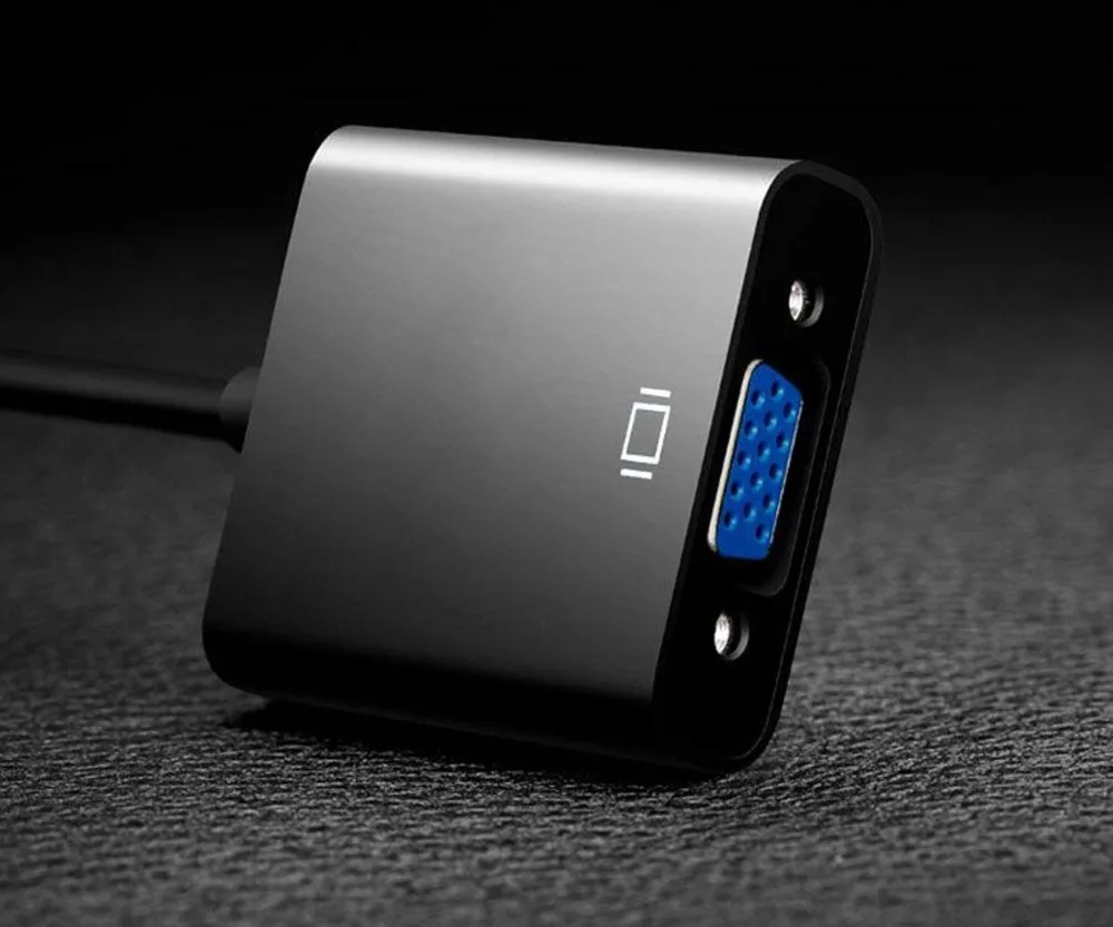 50 шт./лот активный адаптер HDMI VGA позолоченный 1080P цифро аналоговый переходник