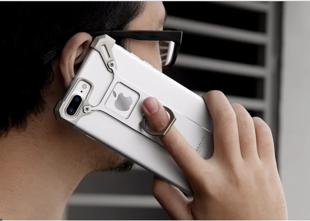 Чехол для телефона Nillkin металлический жесткий чехол-накладка в форме кольца apple