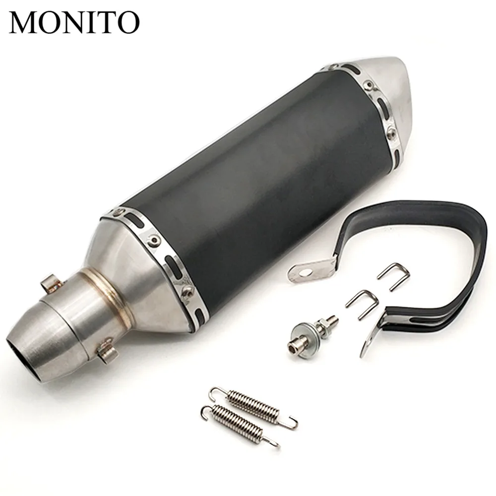 Модифицированная выхлопная труба мотоцикла Муфельная для Honda PCX 125 150 KAWASAKI Versys 650