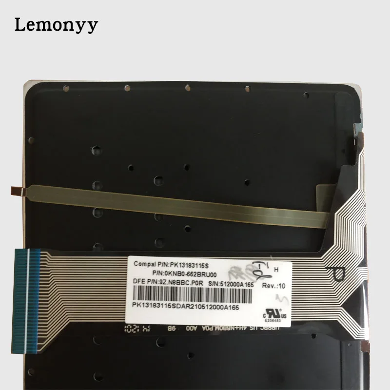 Русский для ASUS GL552 GL552J GL552JX GL552V GL552VL GL552VW N551 N551J N551JB N551JK N551JM N551JQ подсветкой RU Клавиатура ноутбука